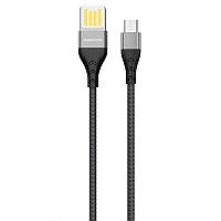 Дата кабель Borofone BU11 Tasteful USB to MicroUSB (1.2m) TOS