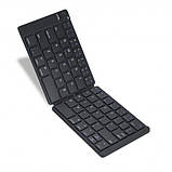 Бездротова клавіатура складана VHG B047 Foldable Bluetooth Keyboard Black, фото 2