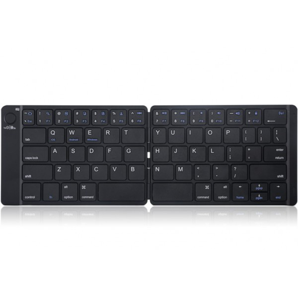 Бездротова клавіатура складана VHG B047 Foldable Bluetooth Keyboard Black