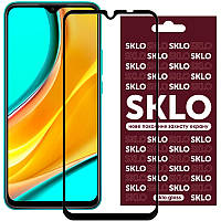 Защитное стекло SKLO 3D (full glue) для Xiaomi Redmi 9 / Poco M3 / Redmi 9T TOS