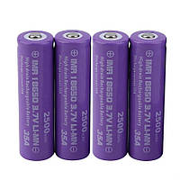 Акумулятор 18650 IMR 35A 3.7V 2500mAh TOS