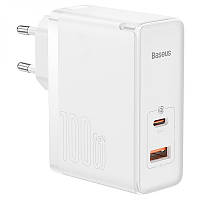 СЗУ Baseus GaN5 Pro Type-C+USB 100W EU (CCGP09020) TOS