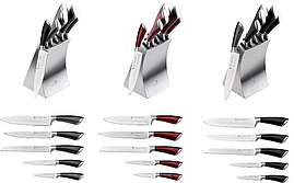 Набір Кухонний Ножів на Підставці 6 в 1 Edenberg EB-11002 в Асортименті