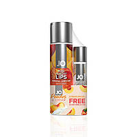 Комплект System JO GWP - Peaches & Cream - Peachy Lips 120 мл & H2O Vanilla 30 мл TOS