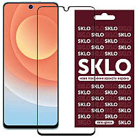 Защитное стекло SKLO 3D (full glue) для TECNO Camon 19 Neo (CH6i) TOS