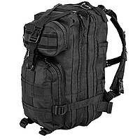 Тактичний рюкзак Tactic 1000D для військових, полювання, риболовлі, походів, подорожей і спорту. Колір: чорний TOS