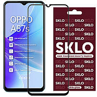 Защитное стекло SKLO 3D (full glue) для Oppo A57s / A77 / A77s TOS