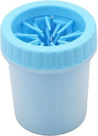 Лапомийка для собак, універсальна мийка для лап тварин після прогулянки SOFT GENTLE 9x11 см синя