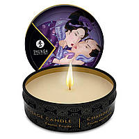 Масажна свічка Shunga Mini Massage Candle - Exotic Fruits (30 мл) з афродизіаками TOS