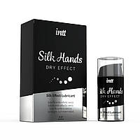 Ультагустая силіконова змазка Intt Silk Hands (15 мл) з матовим ефектом, шовковистий ефект TOS