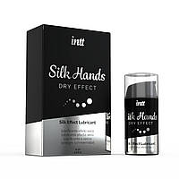 Ультагустая силиконовая смазка Intt Silk Hands (15 мл) с матовым эффектом, шелковистый эффект TOS