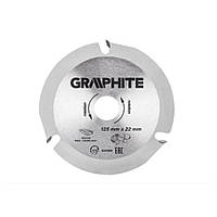 Диск відрізний Graphite 55H599 для дерева 125*22,2*2,8 мм