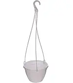 Підвісний горщик 23 з гаком (білий) Україна