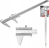 Штангенциркуль алюминиевый YATO: L=600 мм, губки-80 мм. YT-70740