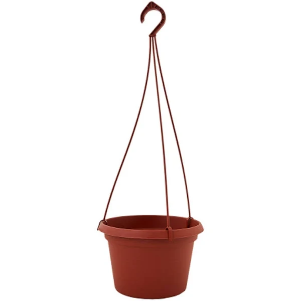 Підвісний горщик 20 з гаком (коричневий) Україна