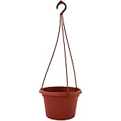 Підвісний горщик 20 з гаком (коричневий) Україна
