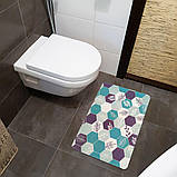 Стильний вологопоглинаючий діатомітовий Килимок 40х60см "Шестикутники", фото 7