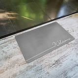 Сучасний вологопоглинаючий Килимок 40х60см сірий "Welcome", фото 7