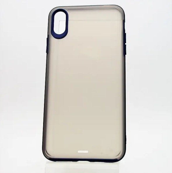 Чохол накладка Clear TPU+PC матовий  iPhone XS Max Blue, фото 1