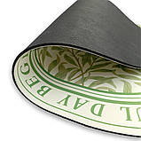 Стильний вологопоглинаючий Килимок 40х60см зелений "Прекрасний день", фото 5