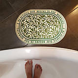 Стильний вологопоглинаючий Килимок 40х60см зелений "Прекрасний день", фото 4