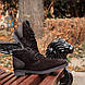Чорні замшеві черевики дербі 40 - 44 розмір, фото 5
