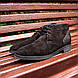 Чорні замшеві черевики дербі 40 - 44 розмір, фото 6