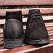 Чорні замшеві черевики дербі 40 - 44 розмір, фото 4