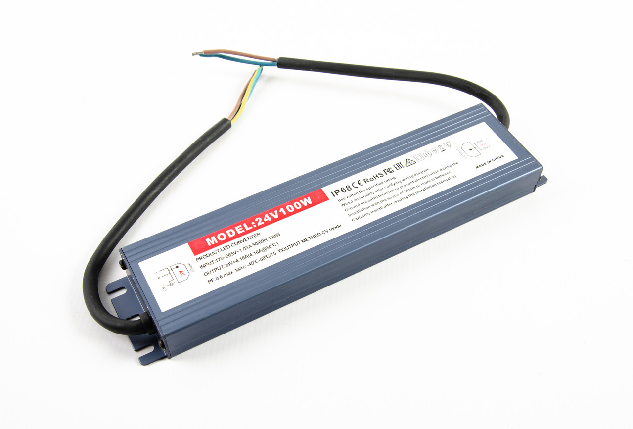 Блок живлення Vela 24V 100W IP68 для Led стрічки, фото 1