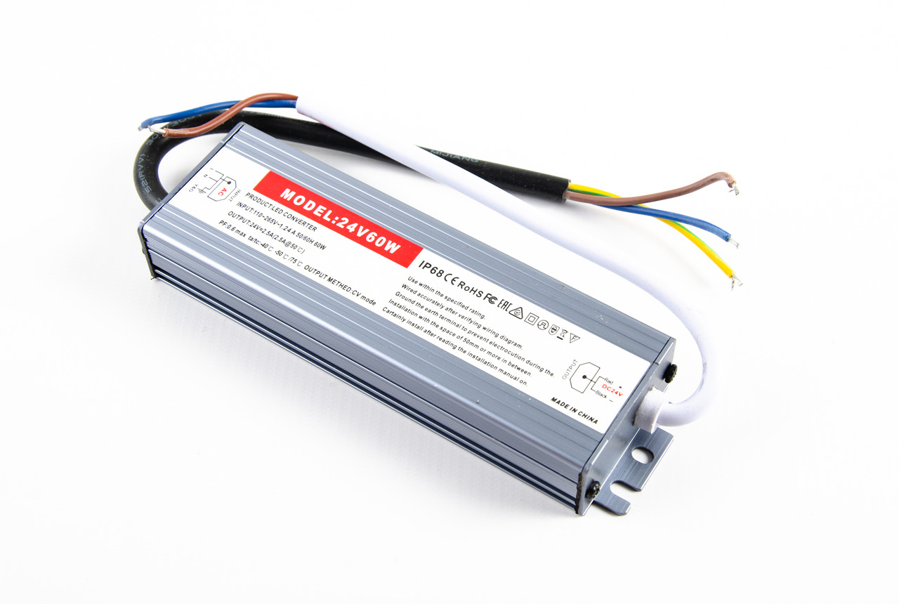 Блок живлення 24V IP68 для led стрічки, фото 1