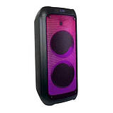 Bluetooth колонка Pro. Audio 208-08портативні з 2 радіомікрофонами на акумуляторі, фото 3