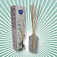 Аромадифузор із паличками White Flowers Білі квіти 45 мл Bispol, фото 3