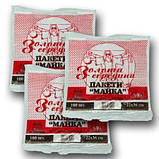 Пакет-майка без малюнка поліетиленова розмір 22х36 "Золота Середина" кольорова 100 шт/уп., фото 3