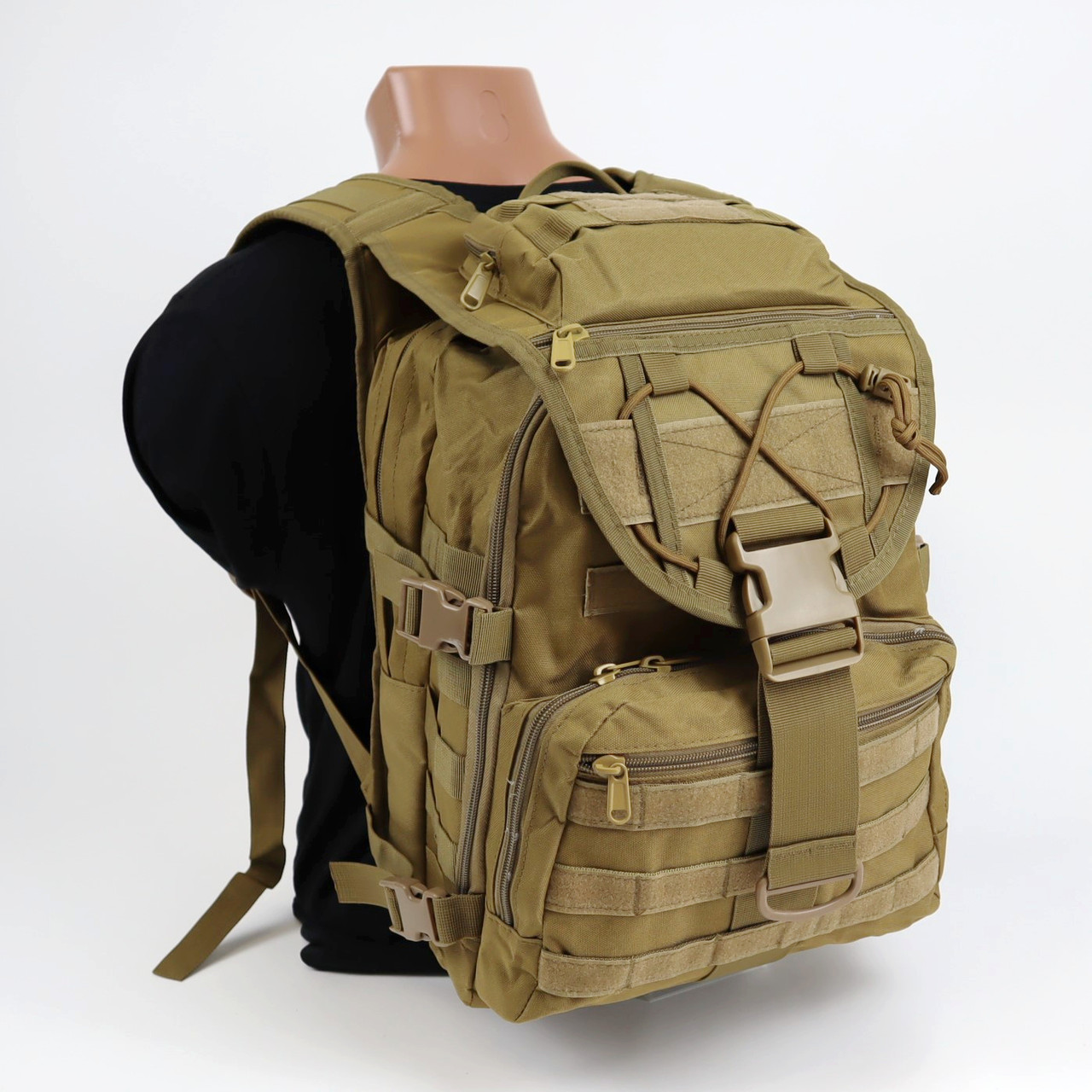 Рюкзак тактичний штурмовий рейдовий 30 літрів Койот, фото 1