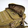 Рюкзак тактичний штурмовий рейдовий 30 літрів Койот, фото 10