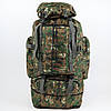 Тактичний каркасний рюкзак  90 л, баул-рюкзак армійський 90 л Зелений Піксель, фото 3