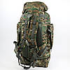 Тактичний каркасний рюкзак  90 л, баул-рюкзак армійський 90 л Зелений Піксель, фото 4