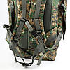 Тактичний каркасний рюкзак  90 л, баул-рюкзак армійський 90 л Зелений Піксель, фото 8