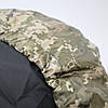 Спальник зимовий до -20° Спальний мішок зимовий армійський широкий 85*205см з капюшоном спальник ковдра Піксель, фото 5