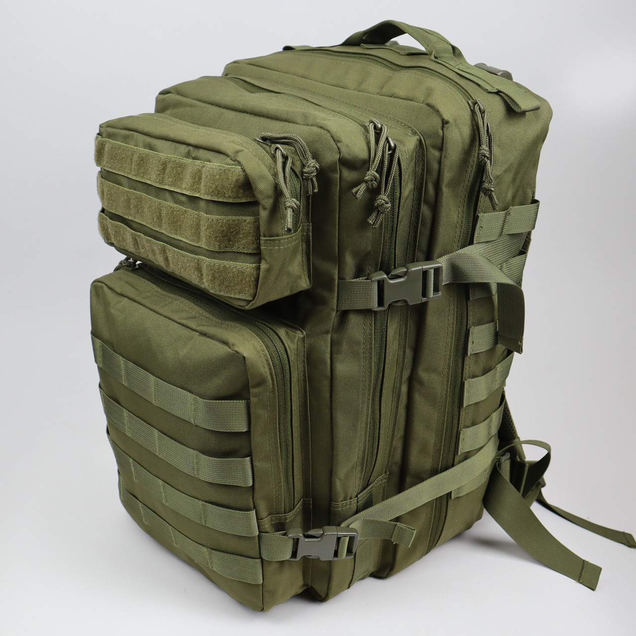 Тактичний штурмовий рюкзакі 50 літрів Олива MOLLE Оксфорд 800D, фото 1