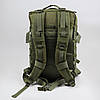 Тактичний штурмовий рюкзакі 50 літрів Олива MOLLE Оксфорд 800D, фото 2