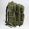 Тактичний штурмовий рюкзакі 50 літрів Олива MOLLE Оксфорд 800D, фото 3