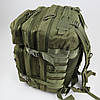 Тактичний штурмовий рюкзакі 50 літрів Олива MOLLE Оксфорд 800D, фото 4