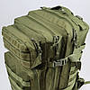 Тактичний штурмовий рюкзакі 50 літрів Олива MOLLE Оксфорд 800D, фото 5