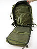 Тактичний штурмовий рюкзакі 50 літрів Олива MOLLE Оксфорд 800D, фото 7