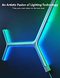 Govee Набір настінних світильників H6065 Y Shape Light Panel 10шт RGB Білий, фото 11