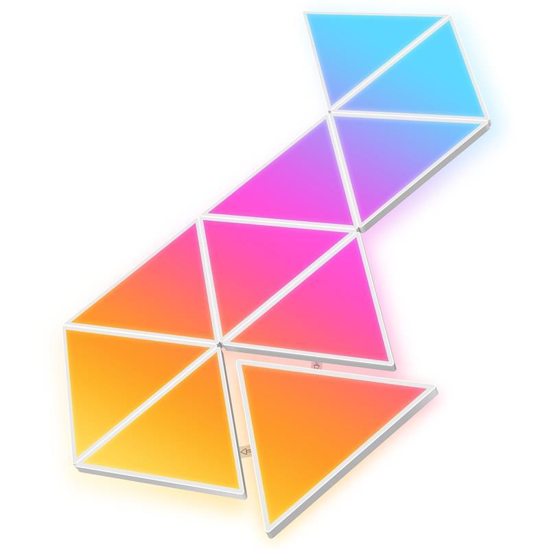 Govee Набір настінних світильників H6067 Tri-angle Light Panels 10шт RGB Білий
