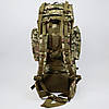 Рюкзак тактичний каркасний Мультикам 80 л (материал оксфорд 800D), фото 3