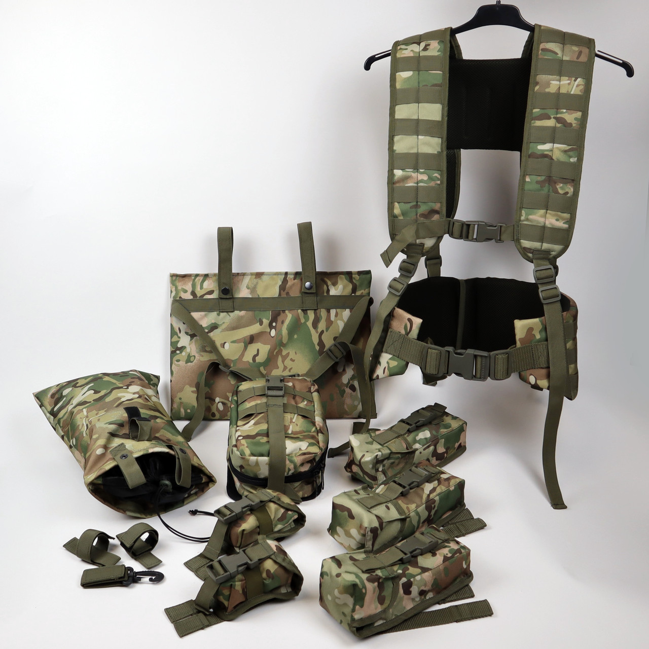 РПС Комплект 11 підсумків Ремінно-плечова система з 11 підсумками Мультикам, фото 1