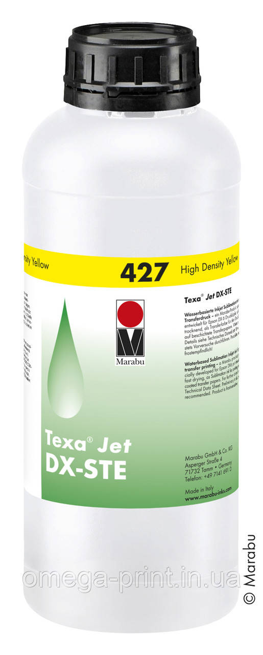 Сублімаційне чорнило Texa® Jet DX-STE 427 YE BOT 1L